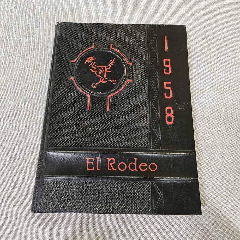 1958‎ El Rodeo Yearbook Big Spring Senior High School Volume 39 Lane Edwards